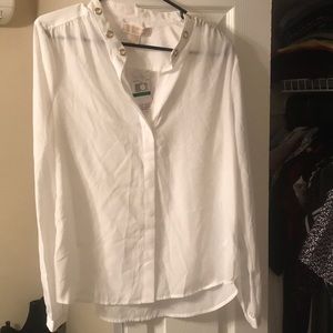 White long sleeve dress shirt